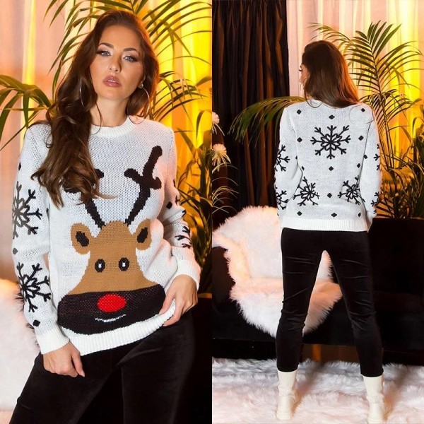 BOŽIĆNI PULOVER JELEN RUDOLF